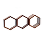Juego de 3 Repisas Hexagonales
