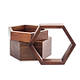 Juego de 3 Repisas Hexagonales